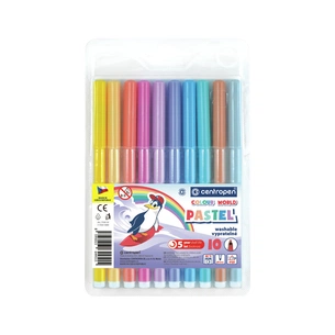 Фломастери Centropen набір пастельних 10 кольорів (7550/1009 TP) изображение 1