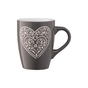 Чашка Ardesto Heart 330 мл Deep Grey (AR3467DGR) - зменшене зображення 3