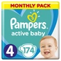 Підгузки Pampers Active Baby Maxi Розмір 4 (9-14 кг) 174 шт (8001090910820) - зменшене зображення 1