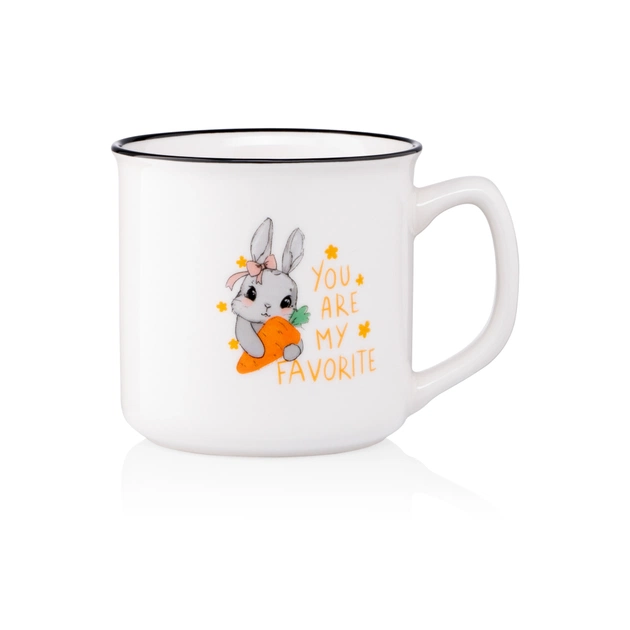 Чашка Ardesto Cute Rabbit 320 мл (AR3460) - зображення 1