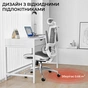 Кресло офисное Sihoo M59AS Mesh Gray (M59AS-M301) - уменьшенное изображение 3