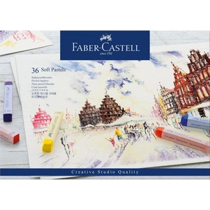 Пастель Faber-Castell Soft Pastels довжина крейди 70 мм, 36 кольорів, 128336 (16744) изображение 1