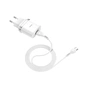 Зарядний пристрій HOCO C12Q Smart USB QC3.0 + cable USB to USB-C 18W White (6931474716309) - зменшене зображення 4
