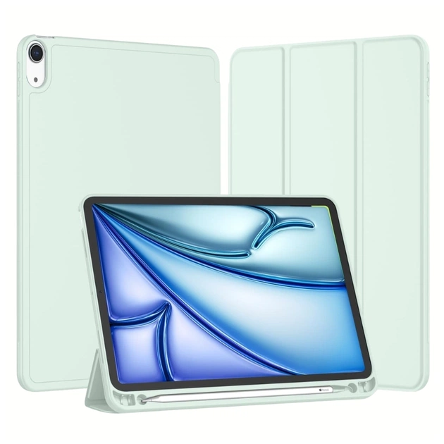 Чехол для планшета BeCover Tri Fold Soft TPU Apple iPad Air 11" M4 2026 Green (715231) - изображение 1