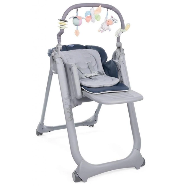 Стілець для годування Chicco Polly Magic RELAX синій (79502.39) - зображення 1
