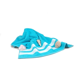 Рушник Home Line велюровий пляжний бірюзовий 70х150см (105630) зображення 1