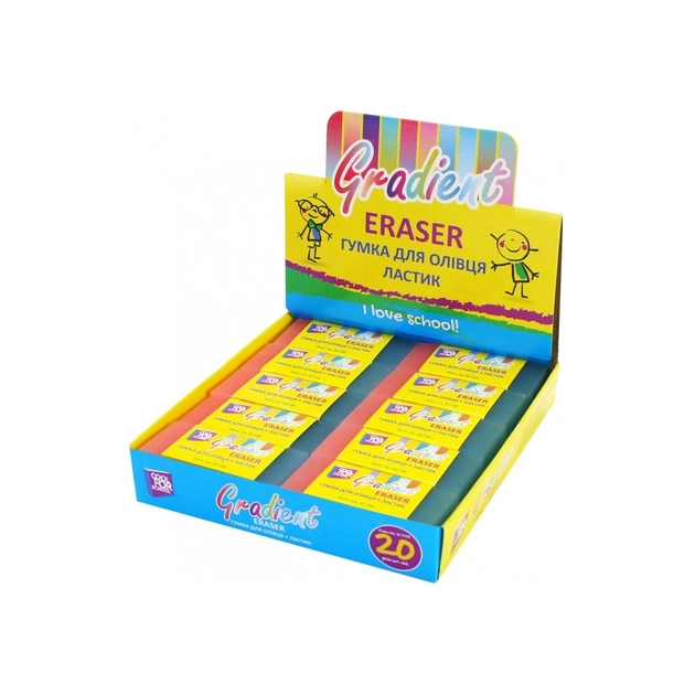 Гумка Cool For School для олівця PVC в індивідуальній упаковці Gradient (CF81738) - picture 2