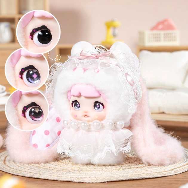 М'яка іграшка Pop Top з кільцем- сюрприз Hi TOY Nommi Зайченята (HC023) - picture 5