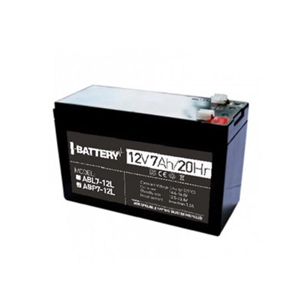 Аккумуляторная батарея I-Battery ABP7-12L 12V 7AH (ABP7-12L) AGM - изображение 1