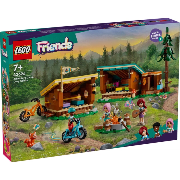 Конструктор LEGO Friends Затишні хатинки у пригодницькому таборі (42624) - зображення 1