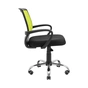 Офісне крісло Richman Стар Хром Піастра Сітка чорна + зелена (ADD0003157) - зменшене зображення 3
