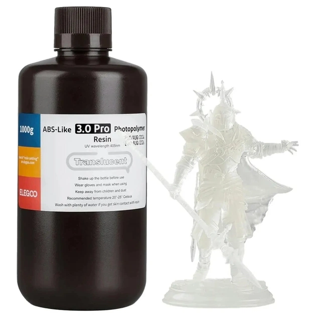 Фотополімерна смола ELEGOO Resin, ABS-like 3.0 pro 1кг, beige (50.103.0248) - зображення 1