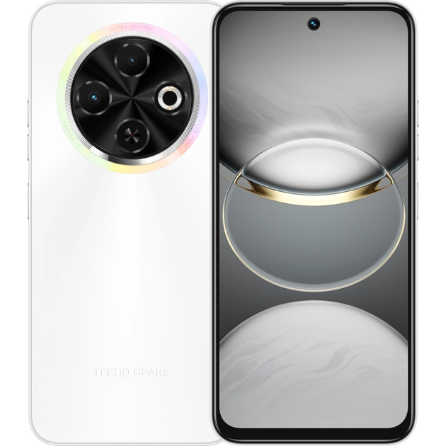 Мобільний телефон Tecno Spark 30C 8/256GB Orbit White (4894947051791) - зображення 1