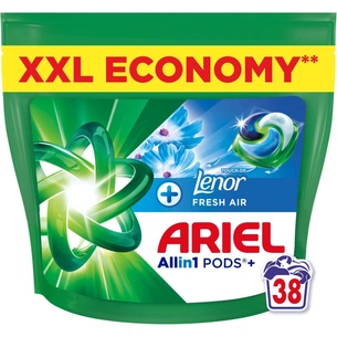 Капсули для прання Ariel Pods+ All-in-1 Touch of Lenor Дотик свіжого повітря Lenor 38 шт. (8700216764599) зображення 1