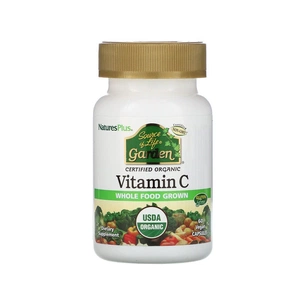 Вітамін Natures Plus Вітамін С органічний, VITAMIN C, 500 мг, Nature's Plus, 60 в (NAP-30733) зображення 1