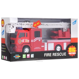 Спецтехніка Big Motors Пожарная машинка инерционная (JL81016) зображення 1