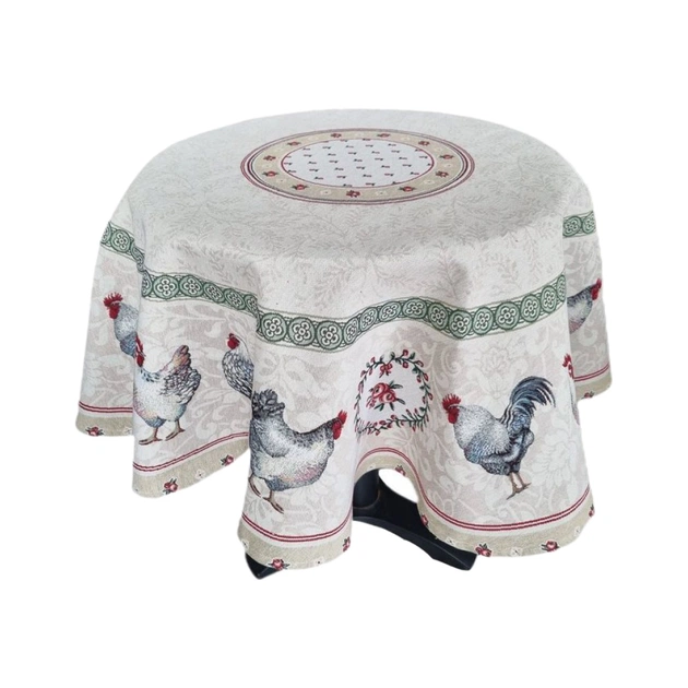 Скатертина Прованс Курочки 95х100 (4823093438309) - зображення 1