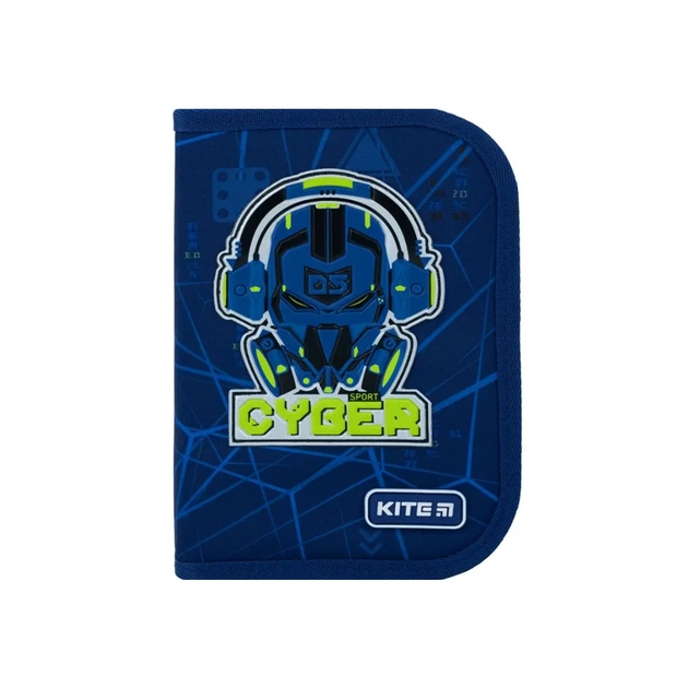Пенал Kite 622 Cyber з наповненням (K22-622H-8) - изображение 1