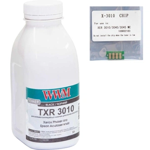 Тонер Xerox Phaser 3010 Black 30г + chip WWM (TCXP3010) зображення 1