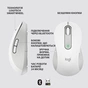Мишка Logitech Signature M650 L Wireless LEFT Off-White (910-006240) - зменшене зображення 6
