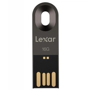 USB флеш накопичувач Lexar 16GB JumpDrive M25 Titanium Gray USB 2.0 (LJDM025016G-BNQNG) зображення 1