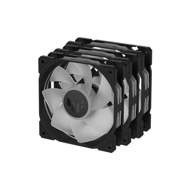 Кулер до корпусу ASUS TUF Gaming TR120 ARGB Reverse Triple Pack Black (90DA00D0-B09020) - зображення 6