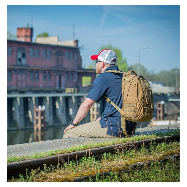 Рюкзак туристичний Helikon-Tex 21л Backpack - Nylon Polyester Blend - Melange Grey (PL-EDC-NP-M3) - picture 10