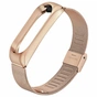 Ремінець до фітнес браслета BeCover Metal для Xiaomi Mi Band 3/4 Rose Gold (704654) - зменшене зображення 1