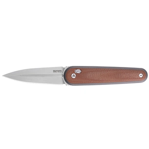 Нож SRM Twin, Brown Micarta, Stonewash (251MB-MN) изображение 1