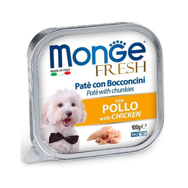 Консервы для собак Monge DOG FRESH курица 100 г (8009470013062) - изображение 1