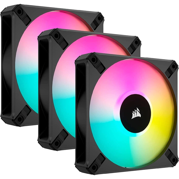 Кулер до корпусу Corsair AF120 RGB Elite Triple Pack (CO-9050154-WW) - зображення 1