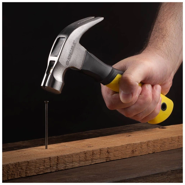 Молоток Sigma з цвяходером 225г фібергласова ручка (магніт) (4315021) - picture 7