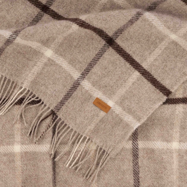 Плед Ardesto Leonardo Alpina 100% вовна, бежевий 140x200 см (ART0702LM) - picture 6