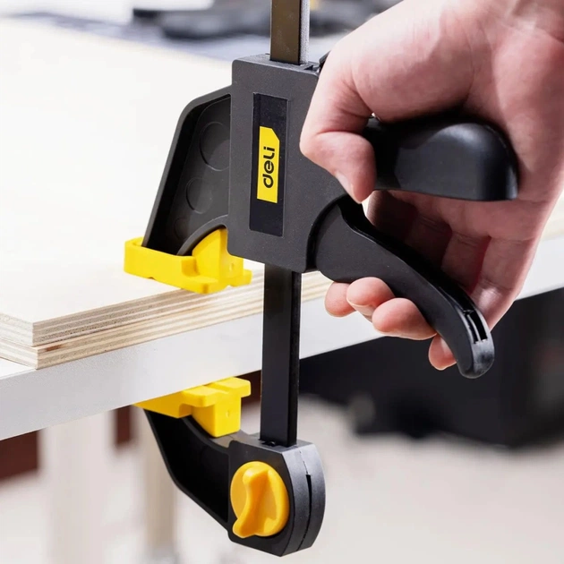 Струбцина Deli швидкозатискна 30 см (EDL110112) - picture 8