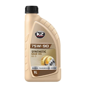 Трансмісійна олива K2 Synthetic Gear Oil GL-5 75W-90 1 л (O5561E) зображення 1