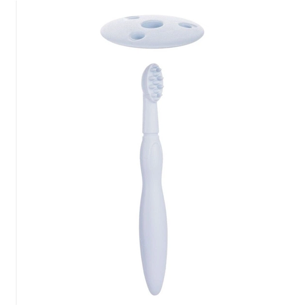 Детская зубная щетка Canpol babies с ограничителем - голубая (51/500_blu) - изображение 3