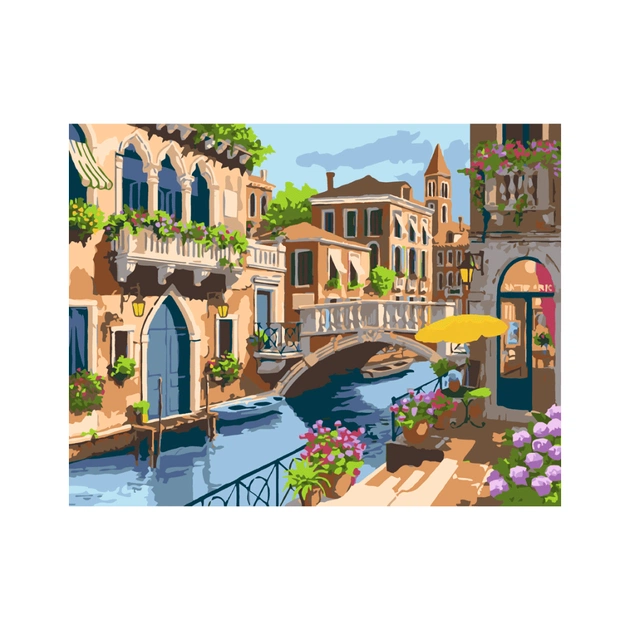 Картина по номерам Rosa Start Sunny Morning. Venice 35 х 45 см (4823098538486) - зображення 1