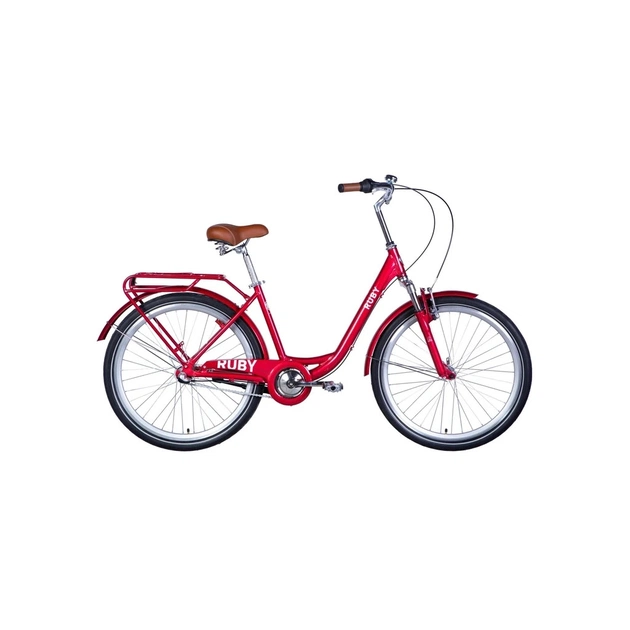 Велосипед Dorozhnik Ruby планет. Vbr AM 26" 17" Shimano Nexus ST 2024 Червоний (OPS-D-26-261) - изображение 1