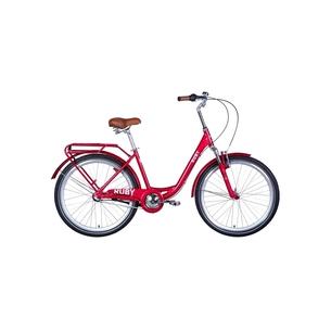 Велосипед Dorozhnik Ruby планет. Vbr AM 26" 17" Shimano Nexus ST 2024 Червоний (OPS-D-26-261) зображення 1
