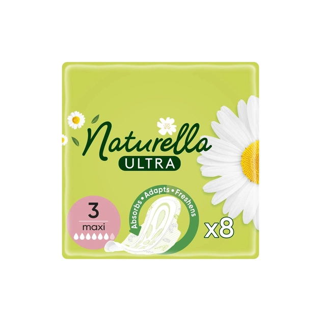 Гігієнічні прокладки Naturella Ultra Maxi (Розмір 3) 8 шт. (4015400125099) - picture 1