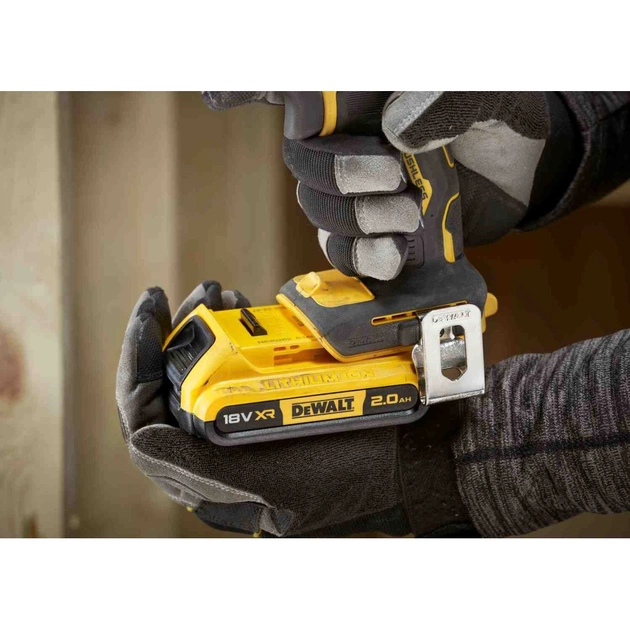 Шуруповерт DeWALT XR Li-Ion 18V 2x2Ah, 74 Нм, 0-450/0-1650 об/хв, 1.17 кг, TSTAK (DCD799D2T) - picture 9