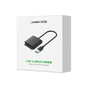 Перехідник USB 3.0 Type-А to SATA III (F) CM257 Ugreen (60561) - зменшене зображення 2