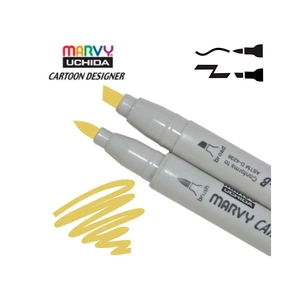 Художній маркер Marvy двосторонній 1900B-S Охра золотиста (752481291230) зображення 1
