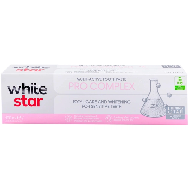 Зубная паста White Star Pro Complex 100 мл (3800237400270) - изображение 1