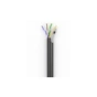 Кабель мережевий OK-Net UTP-cat.5E-SL, трос 4*0,5мм, outdoor, 500м (КППт-ВП (100) 4*2*0,49 / 500) - зменшене зображення 1