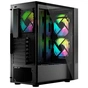Корпус Logic concept ARYA MESH+GLASS ARGB fans 2x140mm+1x120mm BLACK (AT-ARYA-10-000000-0002) - зменшене зображення 7