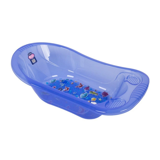 Ванночка Sevi Bebe зі зливом Блакитна (8692241008017) - зображення 1
