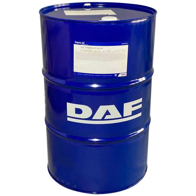 Моторна олива DAF Xtreme LD 10w40 208л (73061) - изображение 1