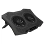 Підставка до ноутбука Omega Laptop Cooling Pad 2 Fans Black [45425] (OMNCP2FB) - зменшене зображення 5