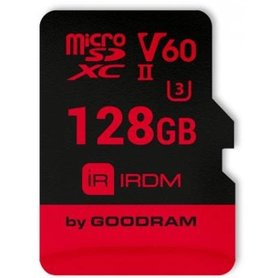 Карта пам'яті Goodram 128GB microSDXC UHS II V60 U3 IRDM (IR-M6BA-1280R11) зображення 1